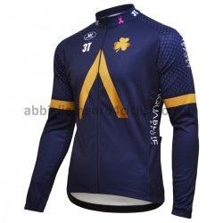 Maglia Ciclismo Maniche Lunghe 2018 Aqua Blue Sport M001