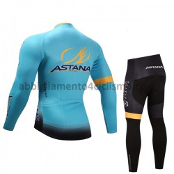 Bambino Completo Maglie e Calzamaglia 2017 Astana Pro Team M001
