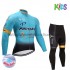 Bambino Invernale Completo Maglie e Salopette 2017 Astana Pro Team M001
