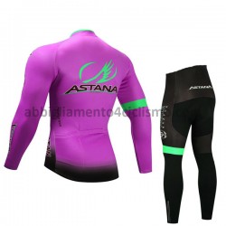 Bambino Completo Maglie e Calzamaglia 2017 Astana Pro Team M003