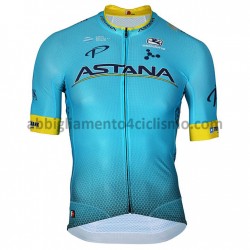 Maglia Ciclismo Maniche Corte 2018 Astana Pro Team M001