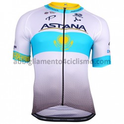 Maglia Ciclismo Maniche Corte 2018 Astana Pro Team M002