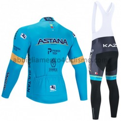 Completo Maglie e Calzamaglia con bretelle 2020 Astana Pro Team M001