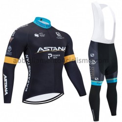 Completo Maglie e Calzamaglia con bretelle 2020 Astana Pro Team M002