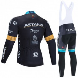 Completo Maglie e Calzamaglia con bretelle 2020 Astana Pro Team M002