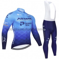 Completo Maglie e Calzamaglia con bretelle 2021 Astana–Premier Tech M001