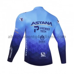 Maglia Ciclismo Maniche Lunghe 2021 Astana–Premier Tech M001