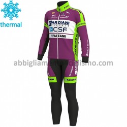 Invernale Completo Maglie e Calzamaglia con bretelle 2020 Bardiani–CSF M001