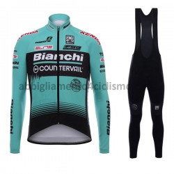 Completo Maglie e Calzamaglia con bretelle 2017 Bianchi Countervail M001