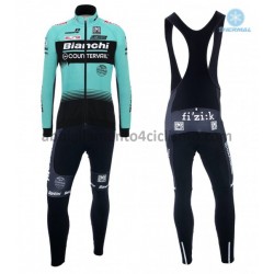 Invernale Completo Maglie e Calzamaglia con bretelle 2018 Bianchi Countervail M001