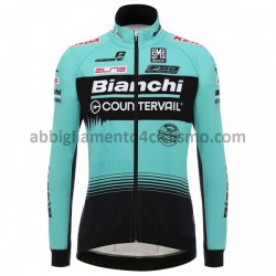 Maglia Ciclismo Maniche Lunghe 2018 Bianchi Countervail M001