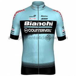 Maglia Ciclismo Maniche Corte 2018 Bianchi Countervail M001