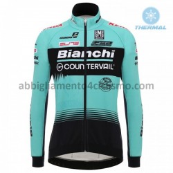 Maglia Invernale Ciclismo 2018 Bianchi Countervail M001