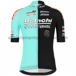 Maglia Ciclismo Maniche Corte 2020 Bianchi Countervail M001