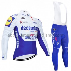 Completo Maglie e Calzamaglia con bretelle 2020 Deceuninck–Quick-Step M001