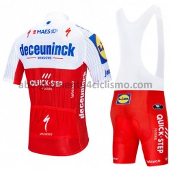 Completo Maglie e Salopette 2020 Deceuninck–Quick-Step M003