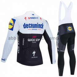Completo Maglie e Calzamaglia con bretelle 2020 Deceuninck–Quick-Step M004
