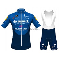 Completo Maglie e Salopette 2021 Deceuninck–Quick-Step M003