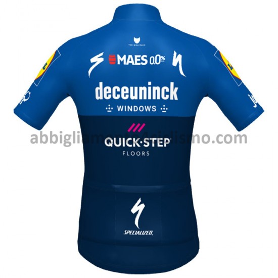 Completo Maglie e Salopette 2021 Deceuninck–Quick-Step M003
