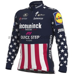 Maglia Ciclismo Maniche Lunghe 2021 Deceuninck–Quick-Step M004