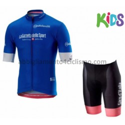 Bambino Completo Maglie e Pantaloncini 2018 Giro d'Italia M001
