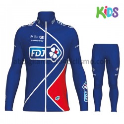 Bambino Completo Maglie e Calzamaglia 2017 FDJ M002