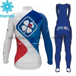 Invernale Completo Maglie e Calzamaglia con bretelle 2017 FDJ M001