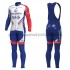 Completo Maglie e Calzamaglia con bretelle 2018 FDJ M001