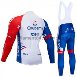 Completo Maglie e Calzamaglia con bretelle 2018 FDJ M001