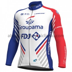 Maglia Ciclismo Maniche Lunghe 2018 FDJ M001