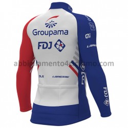 Maglia Ciclismo Maniche Lunghe 2018 FDJ M001