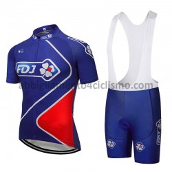 Completo Maglie e Salopette 2018 FDJ M002