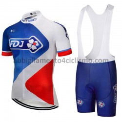 Completo Maglie e Salopette 2018 FDJ M003