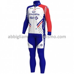 Completo Maglie e Calzamaglia con bretelle 2020 Groupama–FDJ M001