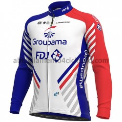 Maglia Ciclismo Maniche Lunghe 2020 Groupama–FDJ M001