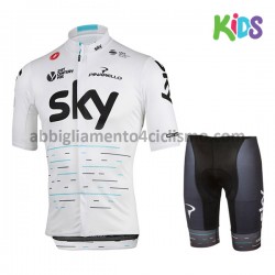 Bambino Completo Maglie e Pantaloncini 2017 Team Sky M003