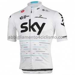 Maglia Ciclismo Maniche Corte 2017 Team Sky M003