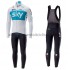 Completo Maglie e Calzamaglia con bretelle 2018 Team Sky M001