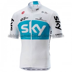 Maglia Ciclismo Maniche Corte 2018 Team Sky M001