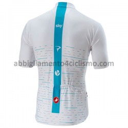 Maglia Ciclismo Maniche Corte 2018 Team Sky M001