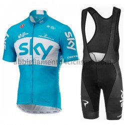 Completo Maglie e Salopette 2018 Team Sky M002