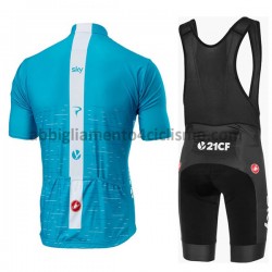 Completo Maglie e Salopette 2018 Team Sky M002