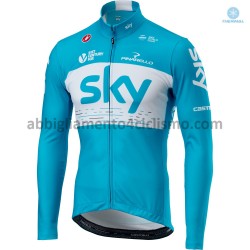 Maglia Invernale Ciclismo 2018 Team Sky M002