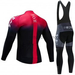 Completo Maglie e Calzamaglia con bretelle 2019 TEAM INEOS M001