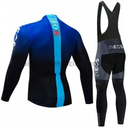 Completo Maglie e Calzamaglia con bretelle 2019 TEAM INEOS M002