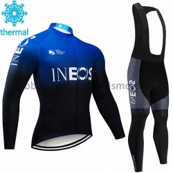 Invernale Completo Maglie e Calzamaglia con bretelle 2019 TEAM INEOS M002