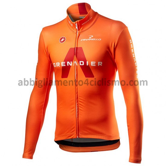 Maglia Ciclismo Maniche Lunghe 2021 Ineos Grenadiers  M002