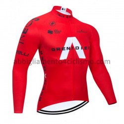 Maglia Ciclismo Maniche Lunghe 2021 Ineos Grenadiers M005