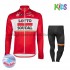 Bambino Invernale Completo Maglie e Salopette 2017 Lotto Soudal M001