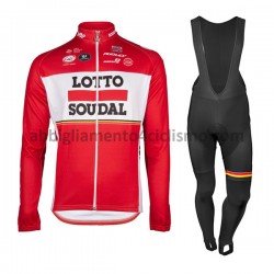 Completo Maglie e Calzamaglia con bretelle 2017 Lotto Soudal M001